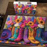 Bottes florales puzzle 1000 pièces